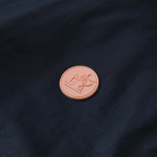 幻走（MOVEUP）.FUN系列连帽撞布拼接设计师中长款外套女 蒸汽紫 L