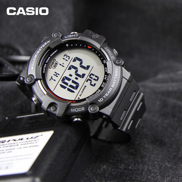 CASIO 卡西欧 AE-1500系列 男士石英腕表 AE-1500WH-1AVDF