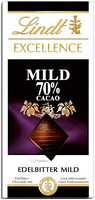 Lindt 瑞士莲 卓越 70％ 可可 milde Etelbitter-Schokolade（素食主义者、麸质、laktosefrei）1 x 100g