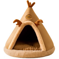 hipidog 嬉皮狗 猫窝 封闭式帐篷窝 秋冬保暖 S 38*38cm