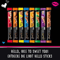 Lindt 瑞士莲 HELLO Sticks 咸焦糖巧克力 全脂牛奶巧克力棒，