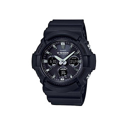 CASIO 卡西欧 太阳能男士手表 GAW-100B-1AJF 黑色 科技时尚 防水抗震