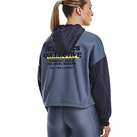 安德玛 官方奥莱UA 女士跑步健身训练休闲运动加绒连帽卫衣1374529