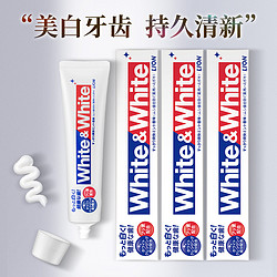 LION 狮王 WHITE&WHITE美白牙膏 150g*3
