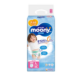moony 畅透系列 女宝宝裤型拉拉裤 L44片
