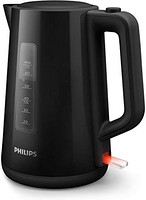 PHILIPS 飞利浦 电水壶 – 1.7 升容量,带控制指示灯,旋转底座,黑色 (HD9318/20)