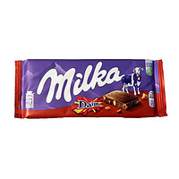 Milka 妙卡 德国进口MILKA妙卡果仁巧克力黑气泡牛奶夹心排块网红零食 代姆焦糖夹心牛奶巧克力1