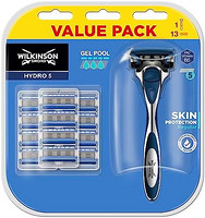 Wilkinson Sword Hydro 5 男士皮肤保护 常规 剃须刀手柄 + 13 个刀片补充装