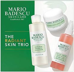 MARIO BADESCU Skin Care 亮肤三件套|清洁泡沫177ml+喷雾118ml+面膜56g