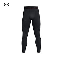 安德玛 UNDERARMOUR）秋冬RUSH ColdGear Seamless男子训练运动紧身裤1379284 黑色001 L