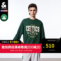 杰克琼斯 杰克·琼斯（JACK&JONES）NBA联名凯特人队冬男宽松舒适卫衣运动