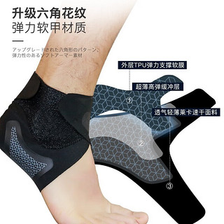 康慕 日本运动护踝男女扭伤防护康复护脚踝护具篮球保暖护脚腕绷带