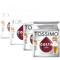 TASSIMO 胶囊咖啡 Costa 拿铁 8颗/包*4包