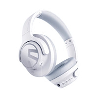 春焕新：SOUNDPEATS 泥炭 Space 耳罩式头戴式动圈主动降噪蓝牙游戏耳机 绘银白