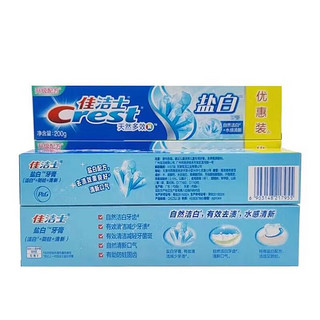 Crest 佳洁士 plus会员：佳洁士 草本牙膏家庭装 140g*4支