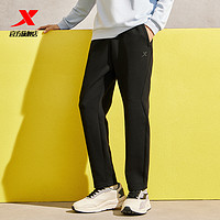 XTEP 特步 塑型科技|运动裤男冬宽松针织长裤直筒裤卫裤男裤