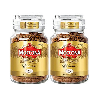 Moccona 摩可纳 5号冻干美式速溶100g*2瓶
