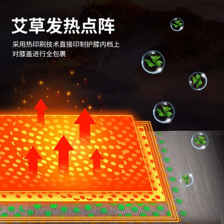 Bejirog 北极绒 护膝保暖艾草自发热老寒腿护膝老年人户外防寒护腿加长款