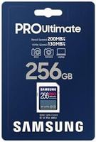 SAMSUNG 三星 PRO Ultimate SD 卡,256 GB,UHS-I U3,全高清 & 4K UHD,200 MB /