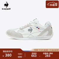 乐卡克(Le coq sportif)法国公鸡男女款冬轻便透气运动休闲鞋CMT-233804 白色/WHT 39