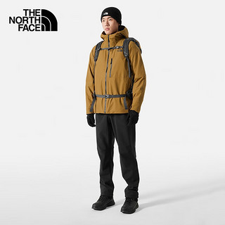 北面（The North Face）三合一冲锋衣男600蓬鹅绒内胆户外羽绒保暖防水83SL YW3/棕色 3XL/190