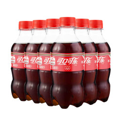 Fanta 芬达 可口可乐（Coca-Cola）碳酸饮料300ml*12瓶装整箱雪碧芬达零度无糖汽水小瓶装 经典可乐300ml*6瓶