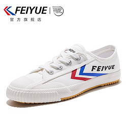 Feiyue. 飞跃 男女款低帮帆布鞋 332 黑红蓝 34