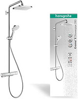 汉斯格雅 27630000 Croma E恒温淋浴系统280，含一个花洒，镀铬