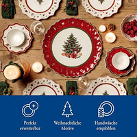 德国唯宝 玩具的喜悦系列 优质搪瓷餐具6件套 适用于双人早餐，白色/红色