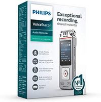 PHILIPS 飞利浦 VoiceTracer 音频录像机 DVT4110 数字录音机 用于演讲和采访 3 个高保真麦克风 8GB