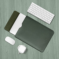 必优美（BUBM）笔记本电脑内胆包适用苹果macbook pro13.3英寸保护套微软surface por7保护套 暗夜绿