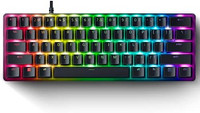 RAZER 雷蛇 游戏键盘:快键盘开关 - Clicky 光学开关 - Chroma RGB 照明 - PBT 键帽 - 板载内存