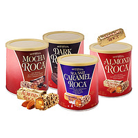 黑卡会员：ALMOND ROCA 乐家 Roca乐家 美国进口杏仁糖扁桃仁腰果巧克力味网红零食 284克桶装  婚庆喜糖糖巧批发