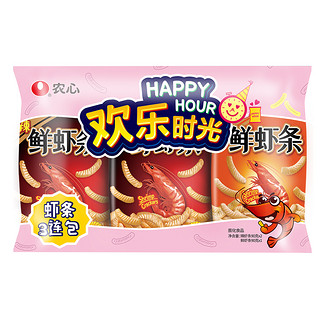 NONGSHIM 农心 鲜虾条组合装 2口味 90g*3包（经典辣虾条90g*2包+鲜虾条90g）