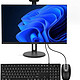 EUISHIHUA 23.8 英寸一体式电脑,i7 四核台式机带摄像头,8G RAM