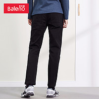 Baleno 班尼路 男士抓毛弹力斜纹修身长裤 88042041