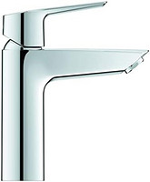 GROHE 高仪 QUICKFIX Start - 光滑机身金属杠杆面盆混合水龙头，带推开式排水装置