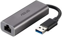 ASUS 华硕 2.5G 以太网 USB 适配器 ，向后兼容 2.5G、1G、100Mbps