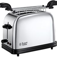 领豪 23310-57 三明治烤面包机 Victory,包括三明治钳,6 档可调烘烤等级,1200 W,不锈钢