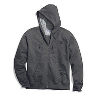 Champion Powerblend男士连帽拉链卫衣S0891 Granite Heather L