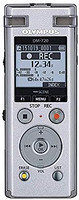 OLYMPUS 奥林巴斯 录音机 DM-720 带 4GB Micro SD 插槽 USB 充电 直接 PC 连接 转录模式 银色
