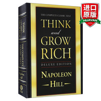 Think and Grow Rich Deluxe Edition 英文原版 思考致富 Napoleon Hill拿破仑?希尔 精装豪华收藏版 英文版 英语原版书籍