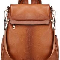 Kattee 女士防盗背包钱包真皮单肩包时尚女士挎包