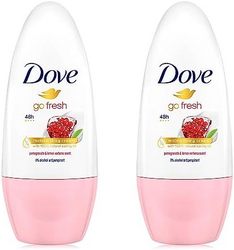 Dove 多芬 Go Fresh 滾珠式止汗劑 50Ml 石榴和檸檬馬鞭草 2 件裝