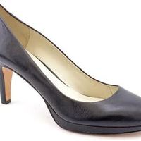 BANDOLINO Nine West Selene 女士高跟鞋 深蓝色皮革 8.5 M US