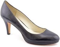 BANDOLINO Nine West Selene 女士高跟鞋 深蓝色皮革 8.5 M US