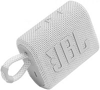 JBL 杰宝 Go 3 便携式防水无线 IP67 防尘户外蓝牙音箱(白色)