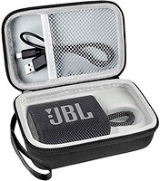 JBL 杰宝 Go 3 便携式防水无线蓝牙音箱套装,带高级便携盒(黑色)