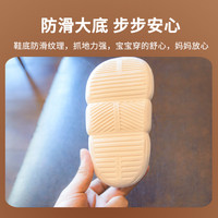 BoBDoG巴布豆儿童棉拖鞋宝宝男童女孩亲子室内防滑冬季幼儿小童大童冬天