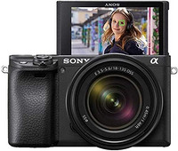 SONY 索尼 阿尔法 6400 |带索尼 18-135毫米 f/3.5-5.6 变焦镜头的 APS-C 无反光镜相机